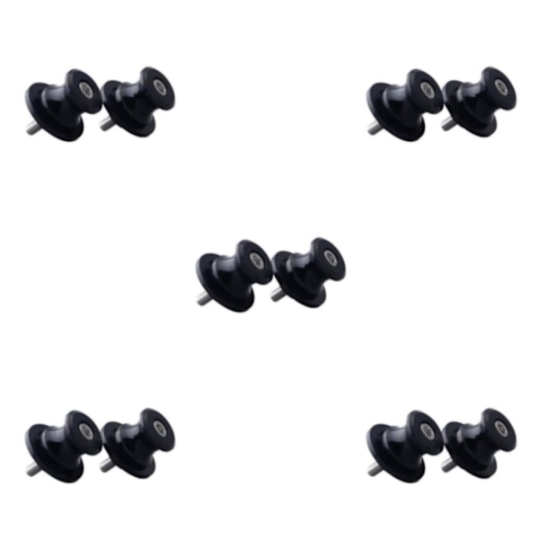 1/2/3/5 Universal Ram Stativ Skruv Svängarm Spolar Slider M6 Black 6MM 5Set