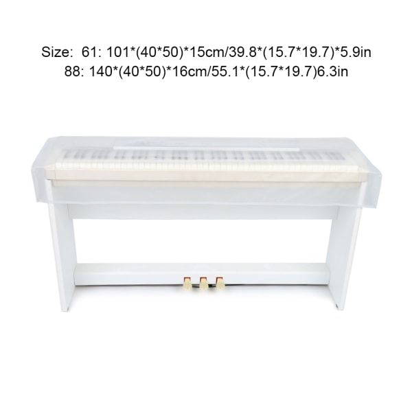 Transparent färgskydd för 88 tangenter Digital Piano Premium 88 keys