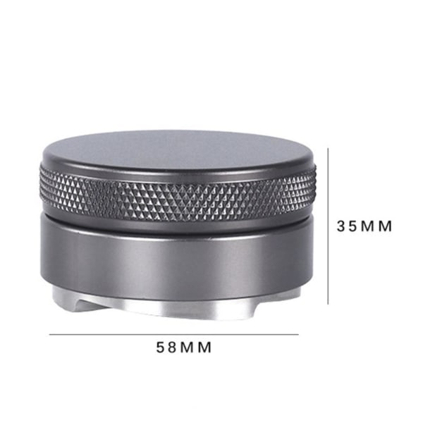 1/2/3/5 Zinklegering Kaffefördelare Kaffepulverhammare Grey 58mm 1 Pc