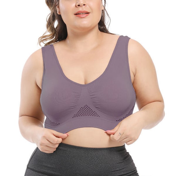 1/2/3/5 Visual för vuxna kvinnor - självförtroende med elegant mesh Grey Purple XXL,XXL 2PCS