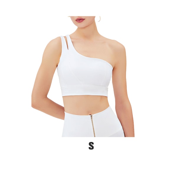 Sport-BH Fitness Top Gym Outfit Andas träningskläder White/S
