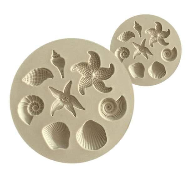Seashell silikon mould Fondant diy mould as the picture