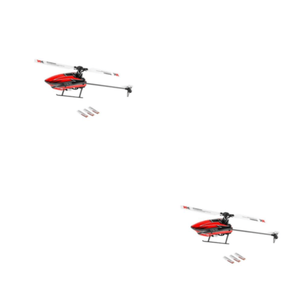 1/2 RC Helikopter 6CH Leksaker Flygplan Flygplan för barn Vuxna 3 Batteries 2PCS