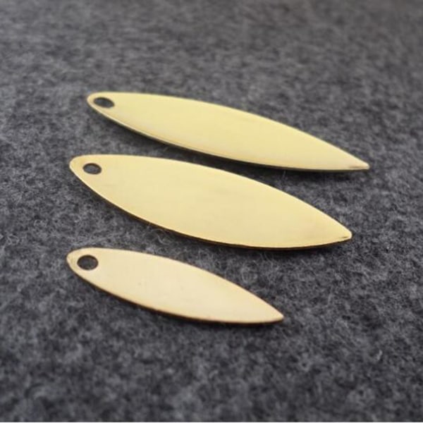 1/2/3/5 20x metallslät finish för fiskedrag gör DIY Kit Gold C 1Set