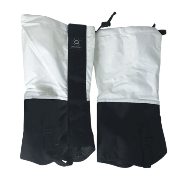 1/2 Snow Fotvandring Legging Sko Boot Klätterdamasker utomhus White 2PCS