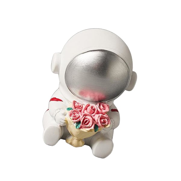 1/2/3 Resin Spaceman Staty Ornament för hem- och kontorsinredning Model 5 1 Pc