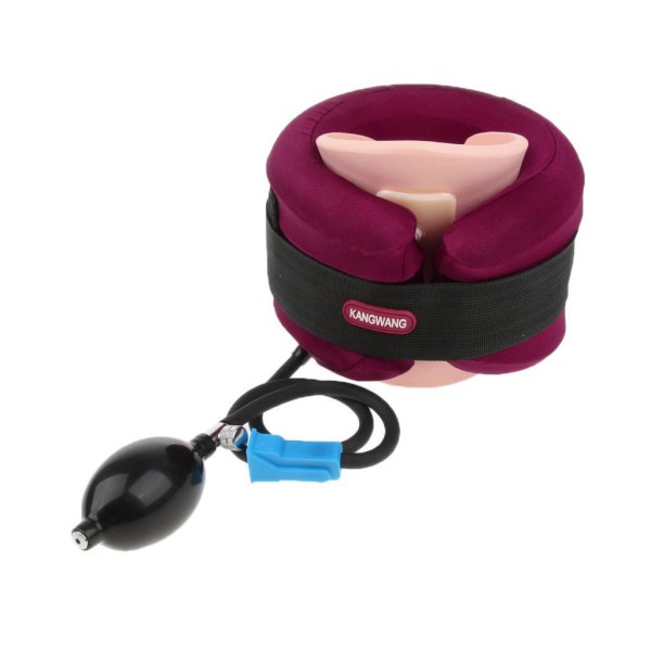 Cervical Neck Traction Device Air Uppblåsbar Kudde Instant