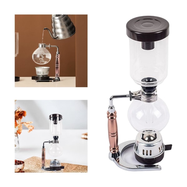 Glas kaffesifonbryggare sifonkanna kaffemaskin för hemmet a815 | Fyndiq