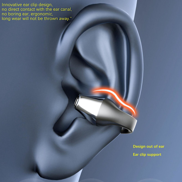 Trådlösa hörlurar för inbyggd mikrofon digital LED-skärm för sport Type 1