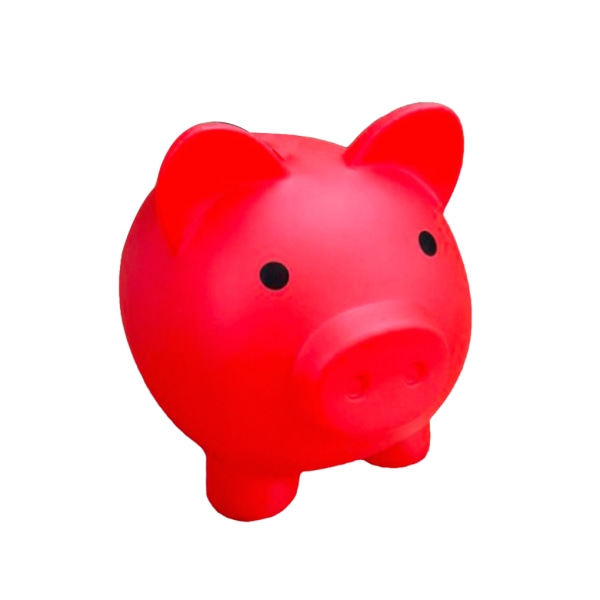 Spargris Pengar Bank Mynt Förvaringslåda Tecknad grisformade pengar Red S  2847 | Red | S | Fyndiq