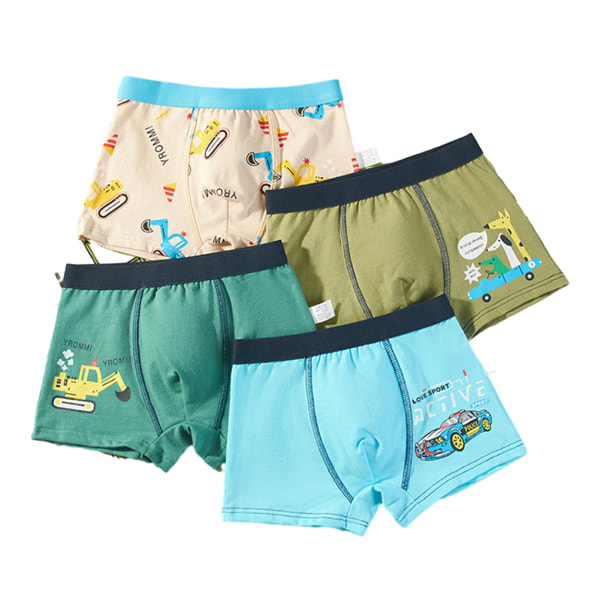 1/2/3/5 4pack/lot Andas underkläder för barn Trosor för pojkar - Complete decor L（28-38jin） 5PCS