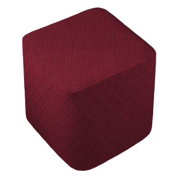 1/2/3 fotstöd Pall täcker Pallskydd med elastisk botten Wine Red 1 Pc