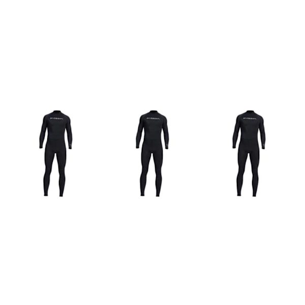 1/2/3/5 Snygga badkläder Surfing Anti-Back Zip Kajakpaddling för Black XL 3PCS