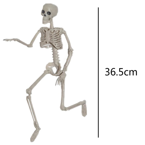 Skelett Realistisk Halloween Party Grav Gräsmatta Trädgårdsdekoration H 36.5cm