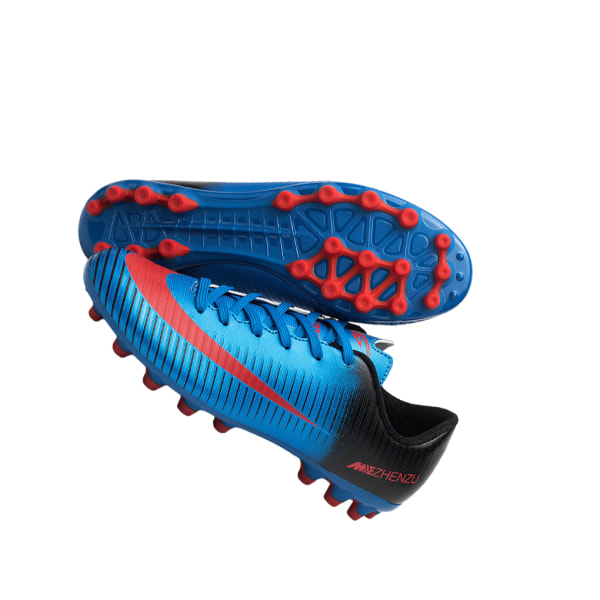 2 delar gummifotbollssko Bärbara sportfotbollsskor Blue Size 43