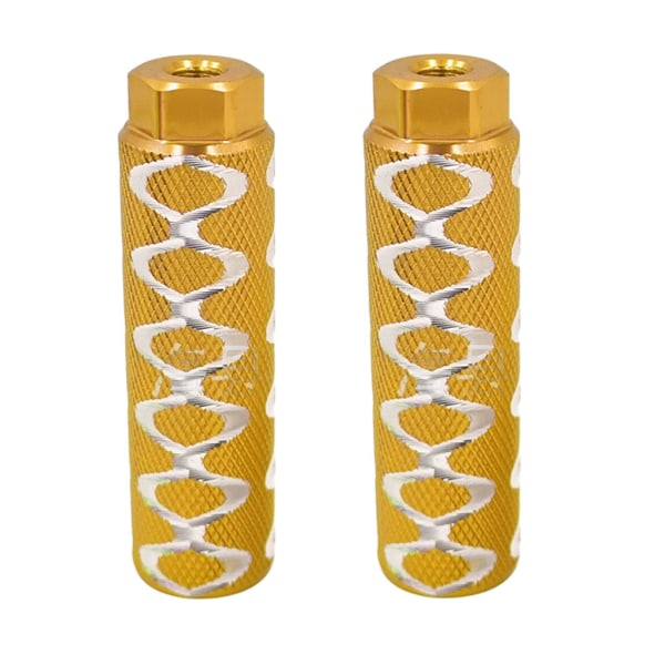 1/2/3/5 2pack/lot Aluminiumlegering Anti-sladd fotpinnar för enkel yellow 1Set