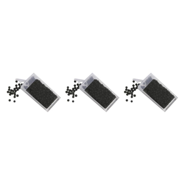 1/2/3/5 Beads DIY Smycken Retro Craft Kit Etniskt för hantverksmärke black 3mm 3Set