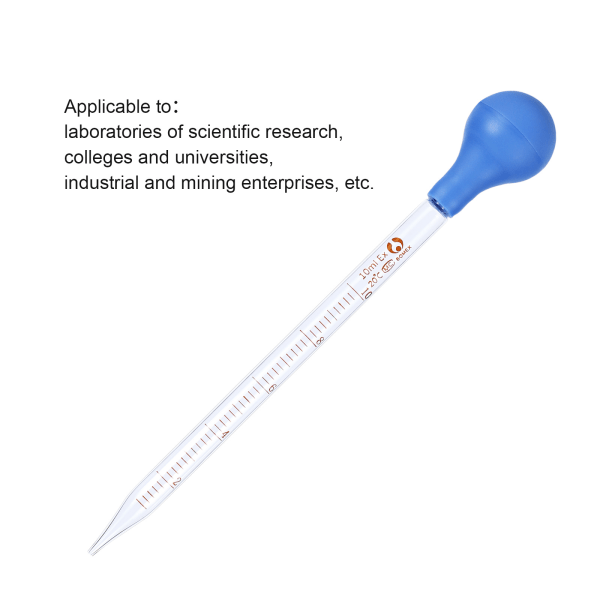 2st Glas Scale Line Dropper Pipett Dropping Pipet Pipettors 2pcs