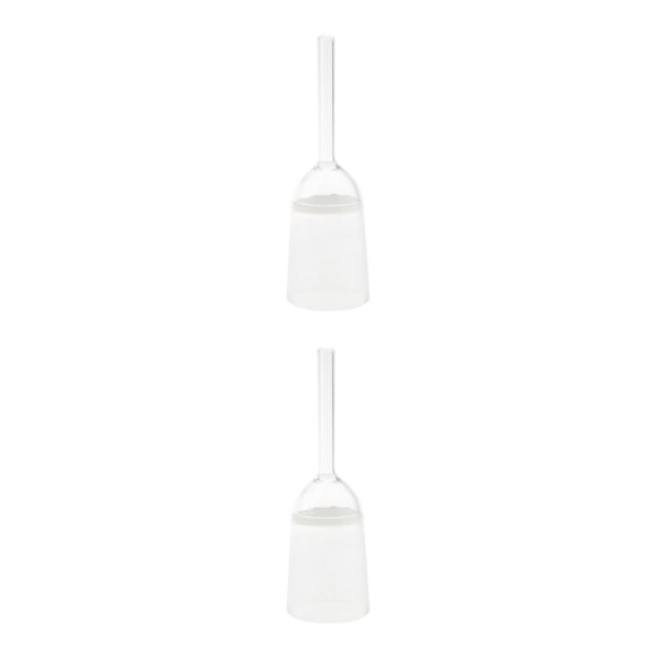 1/2 glas Buchner tratt med sintrade skivfilter labbvakuum Clear 60ml G3 2Set