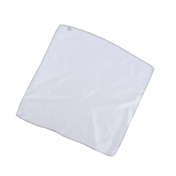 1/2/3 Herr Silk Pocket Square Plain Solid Näsduk Silver Gray 1Set