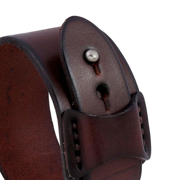 1/2/3 Herr Bred Armband Manschett Armband Handled Armband Punk för Brown 25.8x3.8cm 1 Pc