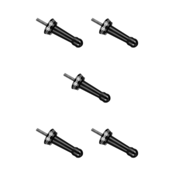 1/2/3/5 Reel Stand Lättviktsbalanserande Body Keeper med hål Black Length 4.2cm 5Set