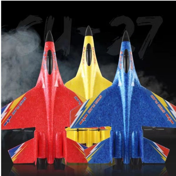 SU-27 EPP Foam RC Flygplan RTF 2CH Flygplansmodell Leksaker för SU32-Yellow