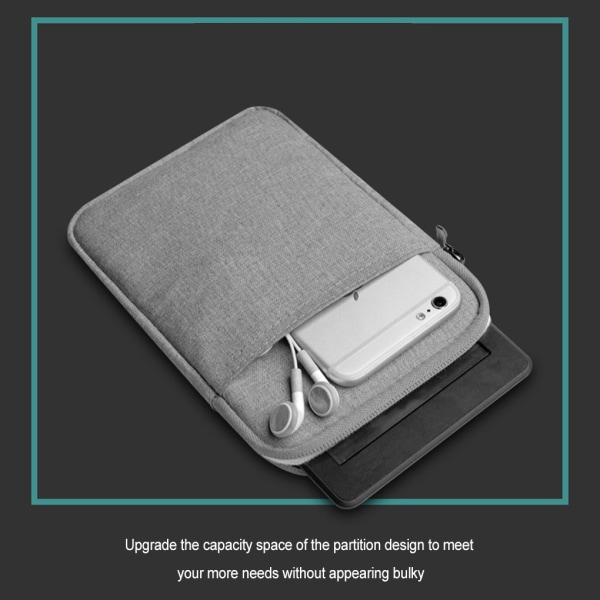 1/2/3/5 Skyddsväskor för Kindles Lätt att bära bra light gray 6inch 1Set