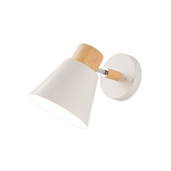 1/2 Vägglampa Belysning E27 Ljusarmatur Sänglampa för White 1 Pc