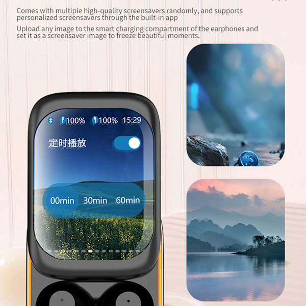 Pekskärm Drop Bluetooth Headset med Intelligent Brusreducering