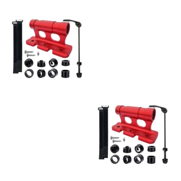 1/2/3 legering Ny design och takräckesfäste för enkel cykel red 2Set