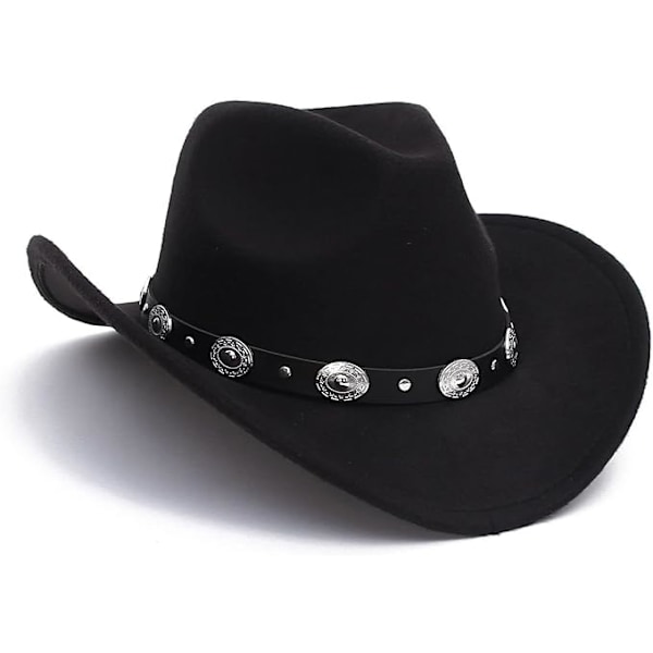 Lättviktig och Andningsbar Cowboyhatt för Män, Trendig och