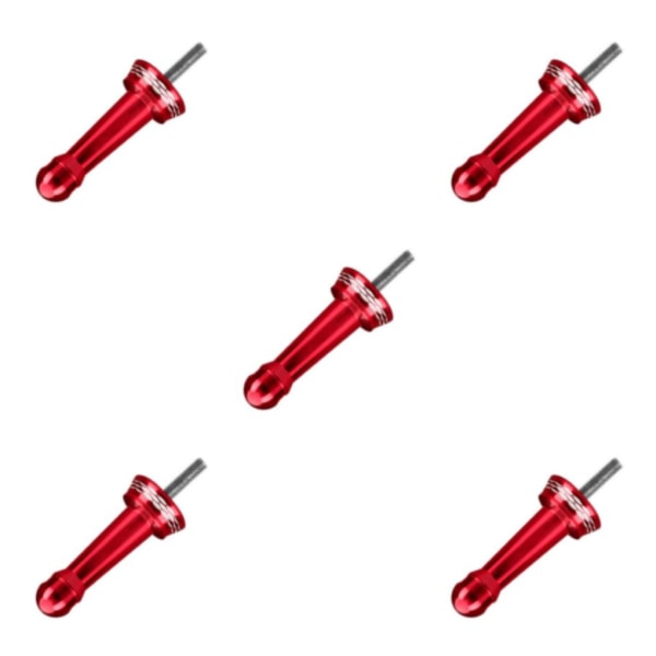 1/2/3/5 Reel Stand Lättviktsbalanserande Body Keeper med hål Red Length 4.2cm 5Set