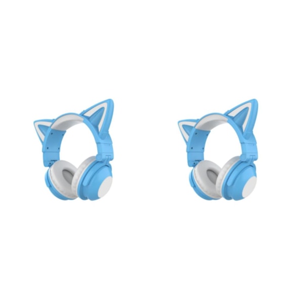 1/2/3 trådlöst Bluetooth headset Hörlurar Hörlurar Hörlurar Blue 2PCS