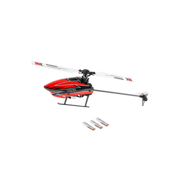 1/2 RC Helikopter 6CH Leksaker Flygplan Flygplan för barn Vuxna 3 Batteries 2PCS