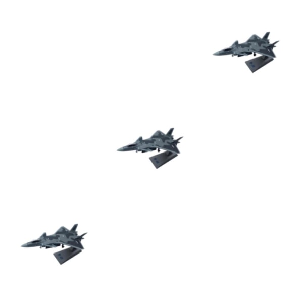 1/2/3/5 1/100 J-20 stridsflygplan i metall med stativ Type 1 3PCS