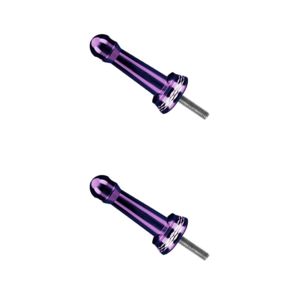 1/2/3/5 Reel Stand Lättviktsbalanserande Body Keeper med hål Purple Length 4.2cm 2Set