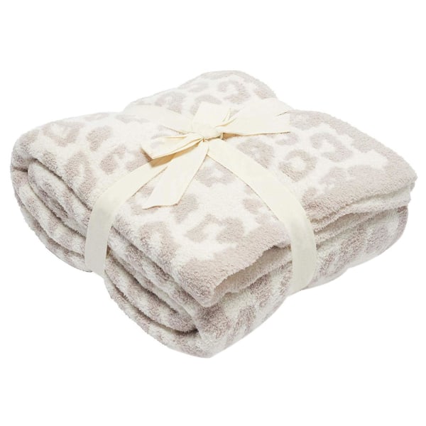 Fleece Throw Blanket Soft Leopard Pattern För Comfy Blanket for 30x35 inch