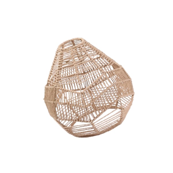 Hängande lampskärm i reprotting för elegant middag XH22-011 26x26x6.5CM