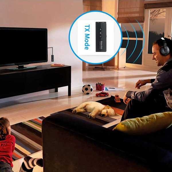 ZF-360 3-i-1 Bluetooth V5.0 Audio Transmitter Receiver Adapter