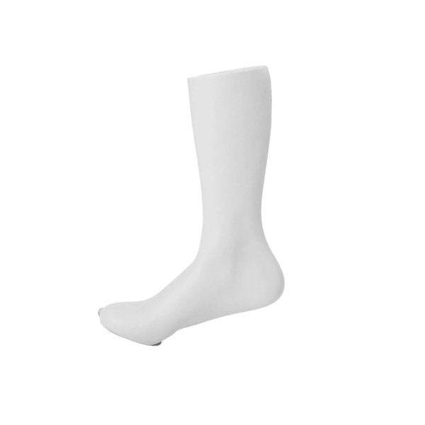 Fristående Man Fötter Skyltdocka Fot Modell Sock Display för White Male Right Foot