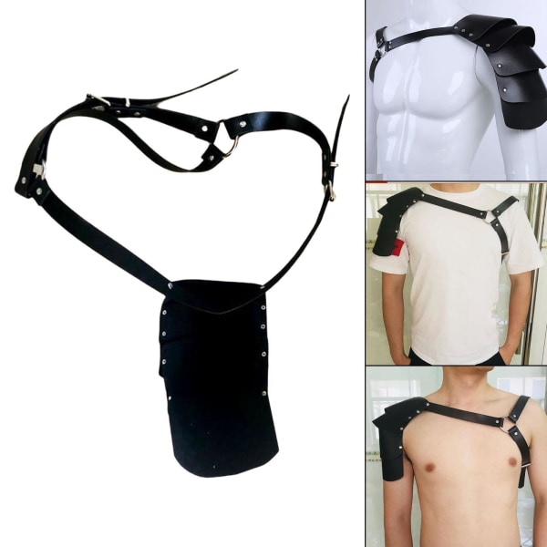 Läder Body Harness Armor Imitation Leather for Masquerade