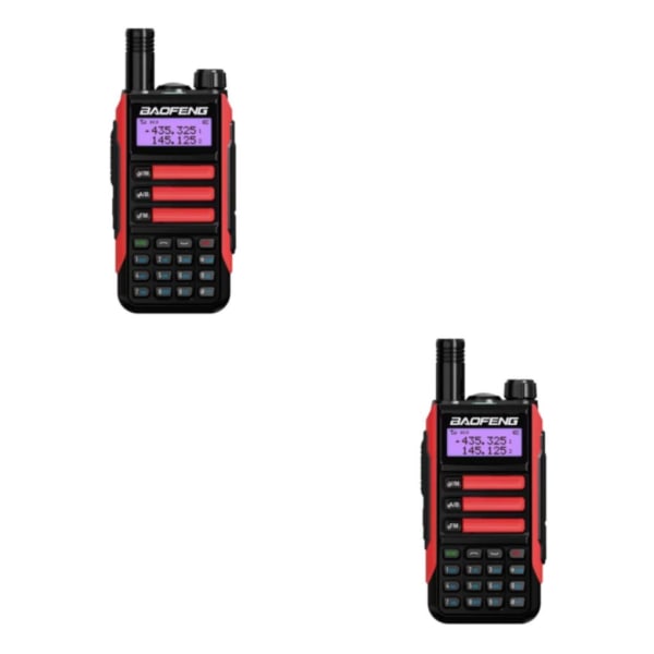 1/2 -16 Way Radio Radio Walkie Vattentät Tvåvägs Tvåvägsradio Red 2Set