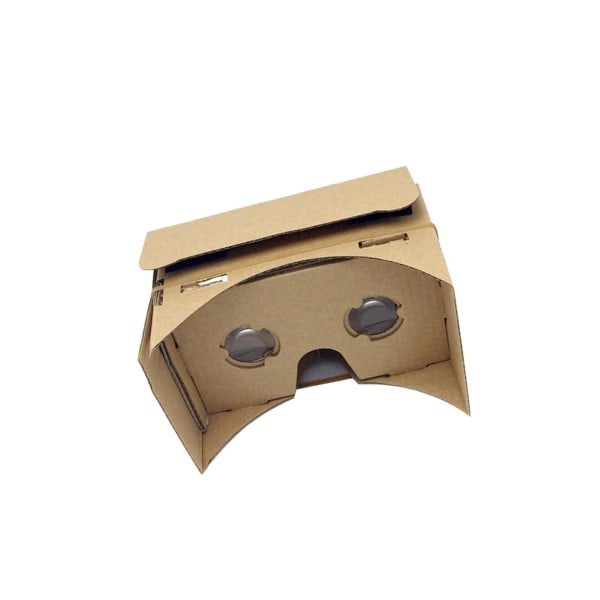 Gör-det-själv kartong för Virtual Reality-glasögon med optisk 3D-lins