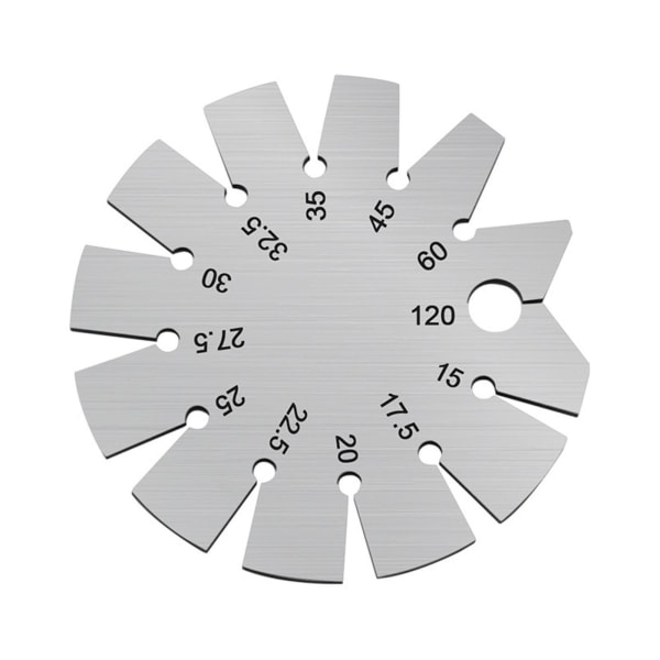 1/3/5 metall fasmått 15-120 graders vinkel gradskiva Mini Easy 1 Pc
