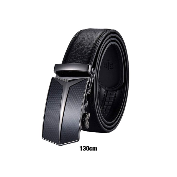 Retro Trend True Läder midjebälte Rik textur Flera färger black 130cm