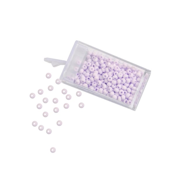 1/2/3/5 Beads DIY Smycken Retro Craft Kit Etniskt för hantverksmärke purple 3mm 5Set