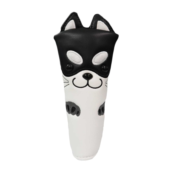 1/2/3 Dog Pattern För Golf Putter Headcover Cover för Black 1 Pc