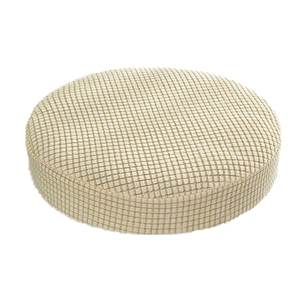 1/2/3/5 Stretchy Pall Cover Tvättbar Polyester Fiber Rund för Beige diameter 28-38cm 1 Pc