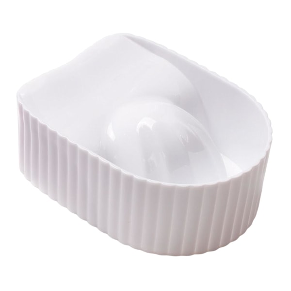 1/2/3 Nail Soaking Bowl Nail Art Tool Manicure SPA Remover White 14.8x11.5x5.7cm 2Set